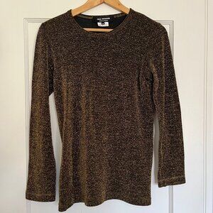 Vintage Junya Watanabe x Commes des Garçons Metallic Gold Top | Size Medium